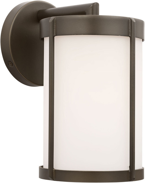 Generation Lighting GLO1091OE-ANBZ Luning Modern Antique Bronze 10" Exterior Lighting Sconce