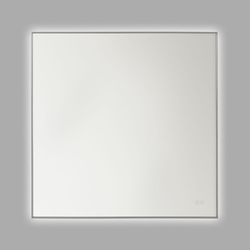 Generation Lighting MREL1441SB Cadre Modern Satin Brass LED 36" Wall Mirror