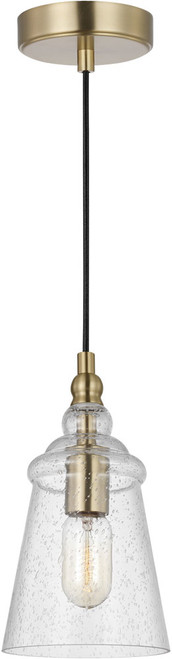 Generation Lighting P1449SB Loras Modern Satin Bronze Mini Pendant Lamp