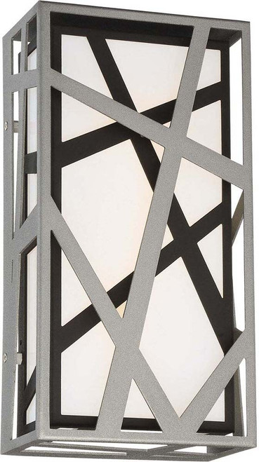 George Kovacs P1147-658-L Duvera Modern Sand Silver and Sand Coal LED Wall Sconce