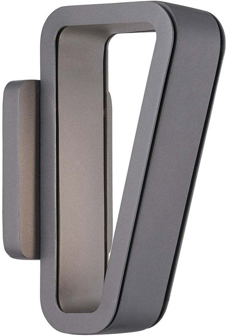 George Kovacs P1224-297-L Pediment Contemporary Soldered Silver 11" Wall Lighting