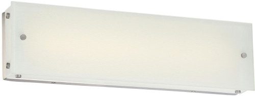 George Kovacs P1323-084-L Button Modern Brushed Nickel LED Bathroom Light