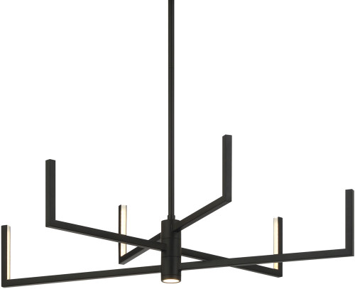 George Kovacs P1476-66A-L Arrticular Modern Coal LED Chandelier Light