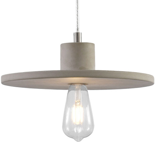 George Kovacs P1883-084C Sima Modern Burnished Nickel Hanging Pendant Light