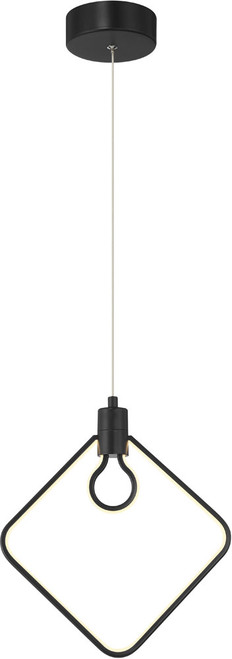 George Kovacs P1904-66A-L Edison'S Outline Modern COAL LED Mini Lighting Pendant
