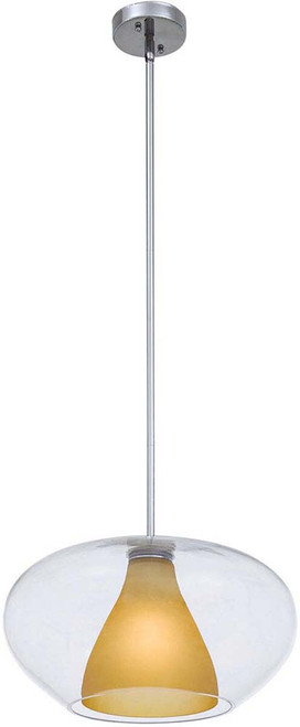 George Kovacs P3834-077 Soft Modern Chrome Pendant Lighting