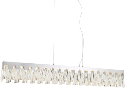 George Kovacs P5337-077-L Curio Modern Chrome LED Kitchen Island Light Fixture