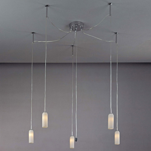 George Kovacs P8045-077 Chrome Modern Multi Lighting Pendant