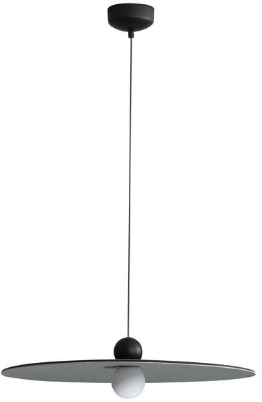 Golden Lighting 3133-P24 FB-GY Faroe Modern Flecked Black / Grey LED Pendant Lighting