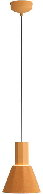 Golden Lighting 3133-P8 EY-GY Faroe Modern Earth Yellow / Grey LED Mini Hanging Lamp