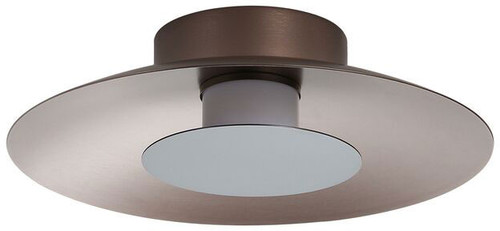 Golden Lighting 6400-FM12 CS-GRA Luma Modern Coffee Silver LED Ceiling Lighting Fixture
