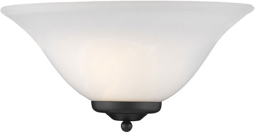 Golden Lighting 8355 BLK Sloane Matte Black Wall Light Sconce
