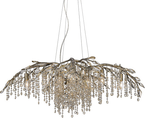 Golden Lighting 9903-12 MG Autumn Mystic Gold 40" Chandelier Lighting