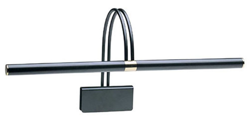 House of Troy GPXL617 GPXL-617 Grand Piano Lamp in Black with Brass Accent