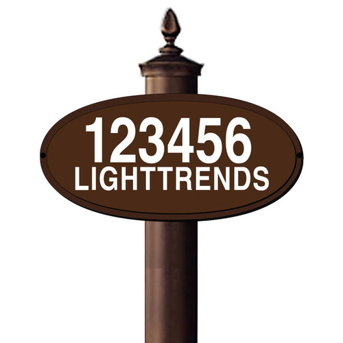 Hanover Lantern 721 Ladder Rest Sign Outdoor Address Number Sign