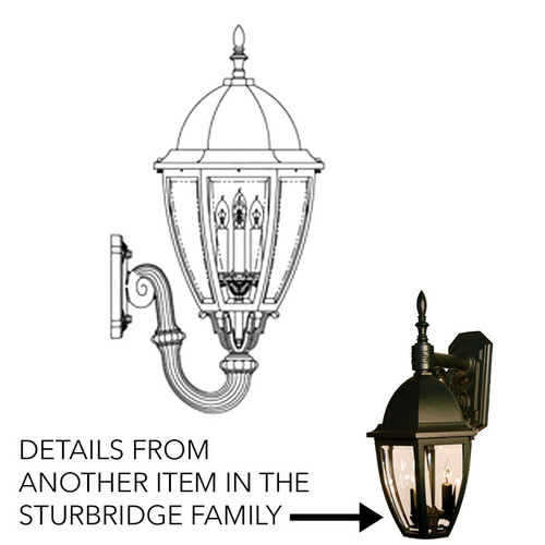 Hanover Lantern B126FSM Sturbridge Large Outdoor Wall Lighting