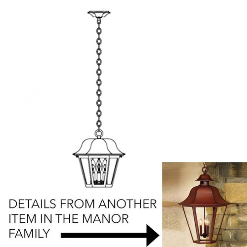 Hanover Lantern B4120 Manor Medium Exterior Pendant Lighting