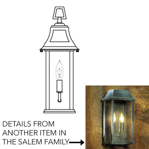 Hanover Lantern B8901 Salem Medium Traditional Outdoor Wall Lamp