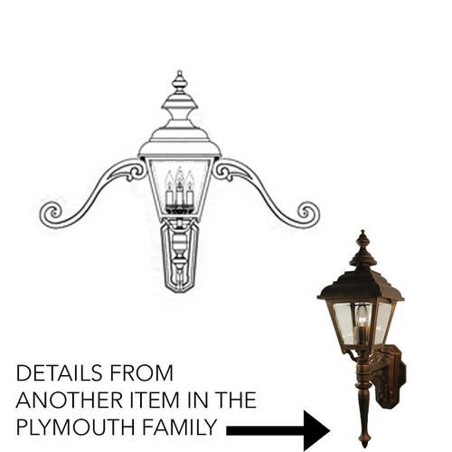 Hanover Lantern B9650 Plymouth Large Traditional Outdoor Light Sconce
