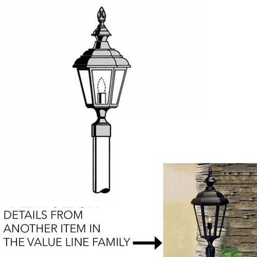 Hanover Lantern B9935 Value Line Medium Traditional Exterior Lamp Post Light Fixture