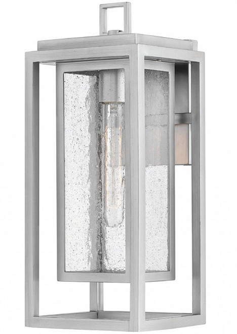 Hinkley 1004SI Republic Modern Satin Nickel Exterior Medium Sconce Lighting