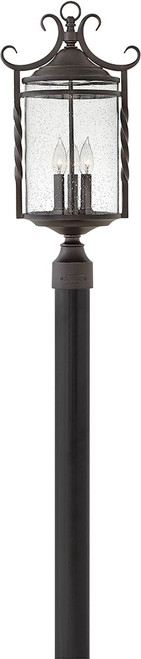 Hinkley 1141OL-CL Casa Olde Black Exterior Post Lighting
