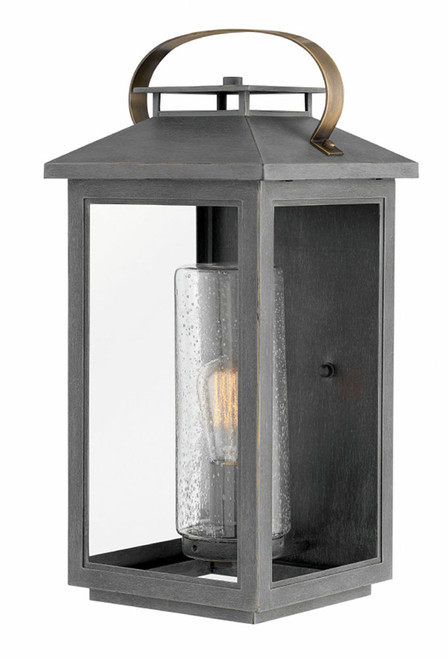 Hinkley 1165AH Atwater Modern Ash Bronze Exterior Large Wall Sconce Lighting