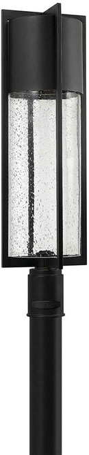 Hinkley 1321BK Shelter Contemporary Black Outdoor Post Lighting