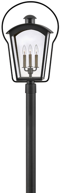 Hinkley 13301BK Yale Black Exterior Post Lighting
