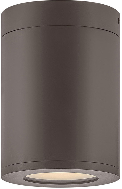 Hinkley 13592AZ-LL Silo Architectural Bronze LED Exterior Flush Mount Lighting