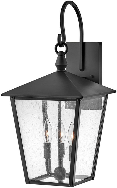 Hinkley 14065BK Huntersfield Traditional Black LED Exerior Large Wall Lighting