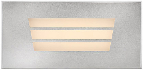 Hinkley 15334SS Dash Louvered Contemporary Stainless Steel LED Low Voltage Outdoor Step Light
