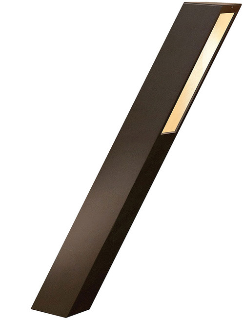 Hinkley 1548BZ-LL Path Piza LED Contemporary Dark Bronze / Light Bronze LED Exterior Lighting Post Light