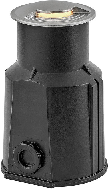 Hinkley 15710SS Flare Quad-Directional Modern Stainless Steel LED Line Voltage Outdoor Uni-Directional Well Light