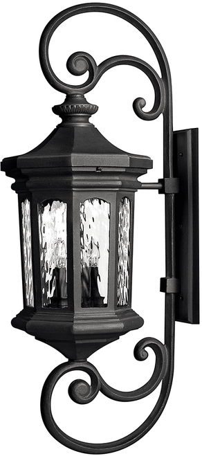 Hinkley 1609MB-LL Raley Museum Black LED Outdoor Wall Sconce Light