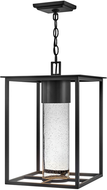 Hinkley 17022BK-LL Coen Contemporary Black LED Outdoor Pendant Hanging Light