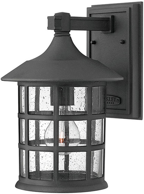 Hinkley 1804BK Freeport Black Exterior 8" Wall Lighting Fixture