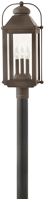 Hinkley 1851LZ-LL Anchorage Modern Light Oiled Bronze LED Outdoor Post Lighting