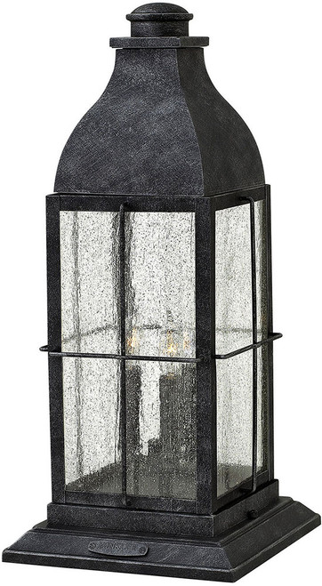 Hinkley 2047GS-LV Bingham Traditional Gray LED Outdoor Pier Mount