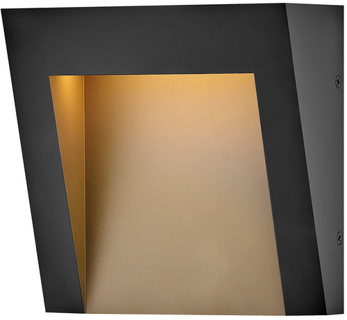 Hinkley 2140TK Taper Modern Textured Black LED Extra Small Exterior Sconce Lighting