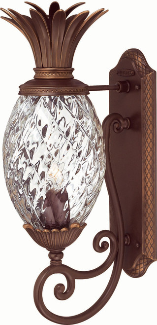 Hinkley 2220CB Plantation 1 Light 22 Inch Tropical Outdoor Wall Sconce