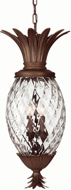 Hinkley 2222CB Plantation 4 Light 28 Inch Tropical Outdoor Foyer Fixture