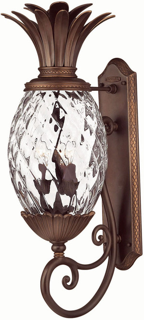 Hinkley 2224CB Plantation 3 Light 28 Inch Tropical Outdoor Wall Sconce