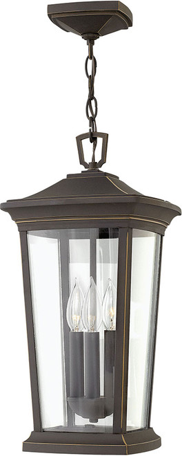 Hinkley 2362OZ-LL Bromley Oil Rubbed Bronze LED Exterior Hanging Pendant Light