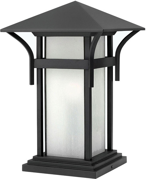 Hinkley 2576SK-LV Harbor Contemporary Black LED Outdoor Pier Mount