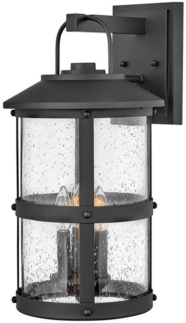 Hinkley 2685BK Lakehouse Traditional Black Exterior Wall Lighting Sconce