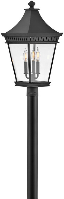 Hinkley 27091MB Chapel Hill Museum Black LED Outdoor Post Light Fixture