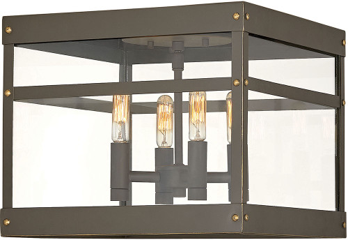 Hinkley 2803OZ Porter Contemporary Oil Rubbed Bronze Exterior Ceiling Lighting Fixture