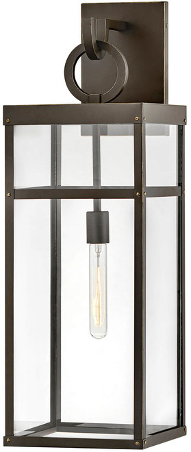 Hinkley 2807OZ Porter Contemporary Oil Rubbed Bronze Outdoor 29" Wall Sconce Lighting
