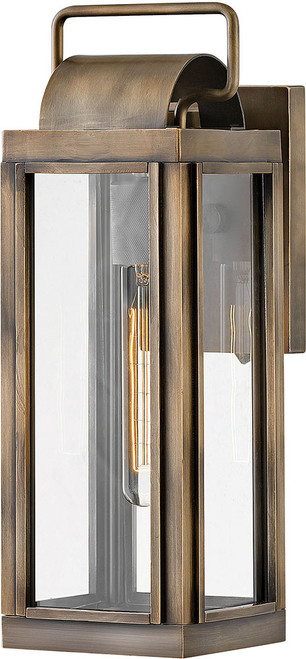 Hinkley 2840BU Sag Harbor Contemporary Burnished Bronze Exterior 16" Wall Light Sconce